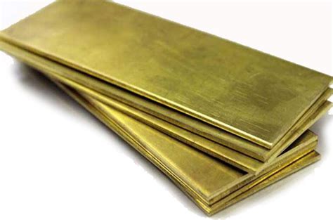 quarter inch thick brass plate